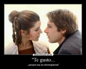 Han Solo y Leia